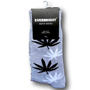 3/$18 Special Plant Leaf Funny Novelty Crew Socks - NWT